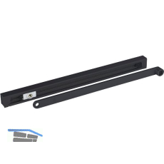 DORMAKABA Gleitschiene G-N, schwarz RAL 9005