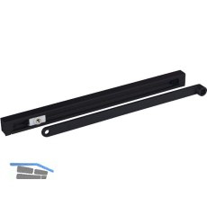 DORMAKABA Gleitschiene G-N, schwarzgrau RAL 7021