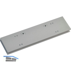 DORMAKABA Glasklemmplatte TS 92, Glasst�rke -10 mm, silber