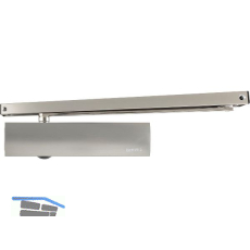GEZE T�rschlie�er TS 5000 Softclose, 1-flg. Gleitschiene m.F. Edelstahl-Effekt
