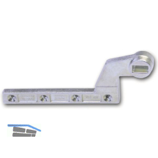 DORMAKABA T�rschiene 7411/46 f. Anschlagt�r gef�lzt z. Aufschrauben, verzinkt