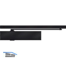 ECO T�rschlie�er TS 41, Gleitschiene GSB EN 1-4, schwarz RAL 9005