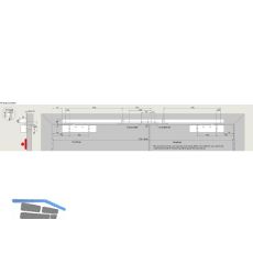DORMAKABA T�rschlie�er TS 98 XEA GSR-EMR2-V, EN 1-6, mit Gleitschiene, silber