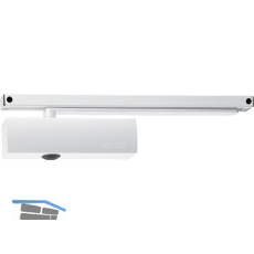 GEZE T�rschlie�er TS 3000 V, Feststellung, 1-flg. Gleitschiene, RAL 9016