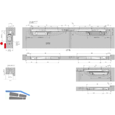 DORMAKABA Gleitschiene G 96 GSR-EMF 1