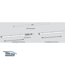 DORMAKABA Gleitschiene G 96 GSR K8/K12 kurz