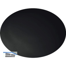 Wandt�rpuffer - � 60 mm, H�he 12 mm, Kunststoff schwarz