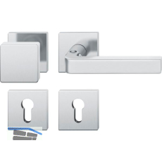 FSB Wechselgarnitur 12 1004 ASL auf Rosette PZ, Edelstahl matt