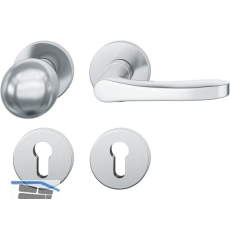 FSB Wechselgarnitur 12 1106 ASL auf Rosette PZ, Edelstahl matt