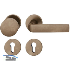 FSB Wechselgarnitur 12 1267 ASL auf Rosette PZ, Bronze dunkel patiniert