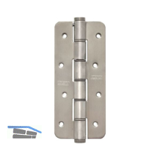 Pendelt�rband einseitig wirkend, Rollen � 18 mm, H�he 180 mm, rund, Edelstahl