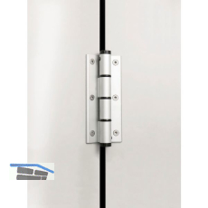 Federband SF 120 dreiteilig, Bandh�he 120 mm, Rollen � 16 mm,Alu silber eloxiert