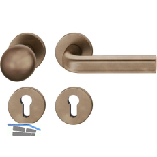 FSB Wechselgarnitur 12 1242 ASL auf Rosette PZ, Bronze dunkel patiniert