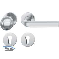 FSB Wechselgarnitur 12 1242 ASL auf Rosette PZ, Edelstahl matt