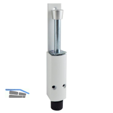 T�rfeststeller 1222 Hub 60 mm, 35 x 225 mm, Aluminium wei� RAL 9016