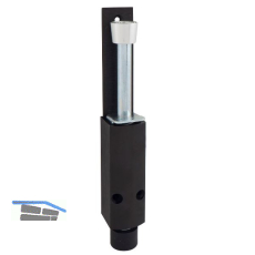 T�rfeststeller 1222 Hub 60 mm, 35 x 225 mm, Aluminium dunkelbraun eloxiert