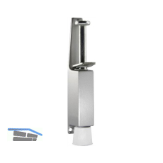 T�rfeststeller Hub 30 mm, H�he 165 mm, silber