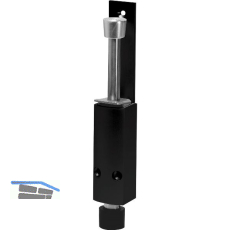 T�rfeststeller 1226 Hub 120 mm, 35 x 357 mm, Alu schwarz matt RAL9005