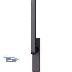 FSB Hebeschiebet�rgriff 34 1004, Aluminium schwarz matt