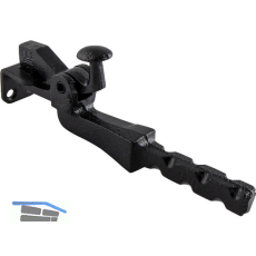 Torhalter 1304 Gr.2,L�nge sichtbar 125mm,Wandmontage,Temperguss schwarz lackiert