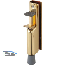 T�rfeststeller 1132 f�r Glast�ren, Hub 30 mm, 210 x 36 mm, Messing poliert