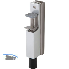 T�rfeststeller 1133 f�r Glast�ren, Hub 30 mm, 212 x 36 mm, Alu silber eloxiert