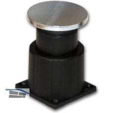 Haftmagnet-Gegenplatte, Gr. 05, mitFederung, Platte 75 x 75 mm, Stahl verzinkt