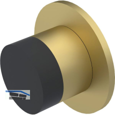 KWS Wandt�rpuffer 2007 � 50 mm, Aluminium messingf�rbig eloxiert