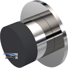 KWS Wandt�rpuffer 2007 � 50 mm, Edelstahl poliert