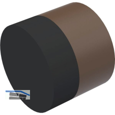 KWS Wandt�rpuffer 2008 � 30 mm, Aluminium dunkelbraun eloxiert