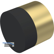 KWS Wandt�rpuffer 2008 � 30 mm, Messing matt