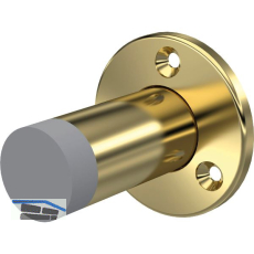 KWS Wandt�rpuffer 2009 � 55 mm, H�he 60 mm, Messing poliert