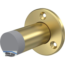 KWS Wandt�rpuffer 2012 � 55 mm, H�he 120 mm, Messing matt