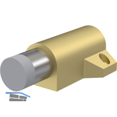 KWS Bodent�rpuffer 2014 gefederter Anschlagpuffer, Alu messingf�rbig eloxiert