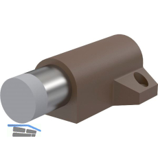 KWS Bodent�rpuffer 2014 gefederter Anschlagpuffer, Alu dunkelbraun eloxiert