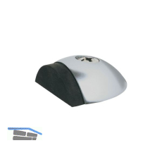 Bodent�rpuffer - Bodenpl. � 57 mm, Anschlagh. 17 mm, silber eloxiert