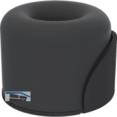 KWS Bodent�rpuffer 2015 � 40 mm, Stahl schwarz lackiert