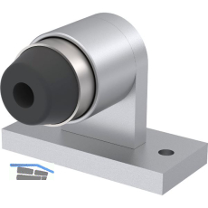 KWS Bodent�rpuffer 2021 gefederter Anschlagpuffer, Stahl silber lackiert