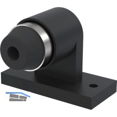 KWS Bodent�rpuffer 2021 gefederter Anschlagpuffer, Stahl schwarz lackiert