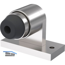 KWS Bodent�rpuffer 2021 gefederter Anschlagpuffer, Edelstahl matt