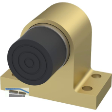 KWS Bodent�rpuffer 2024 gefederter Anschlagpuffer, Alu messingf�rbig eloxiert