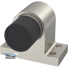 KWS Bodent�rpuffer 2024 gefederter Anschlagpuffer, Aluminium Edelstahl-Effekt