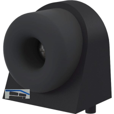 KWS Bodent�rpuffer 2028, 37x48x50mm, Aluminium schwarz lackiert