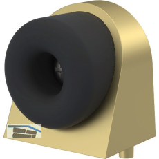 KWS Bodent�rpuffer 2028, 37x48x50mm, Aluminium messingf�rbig eloxiert