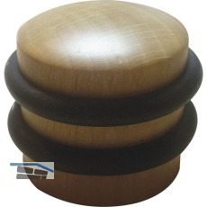 Bodent�rpuffer - � 40 mm, H�he 34 mm, Anschlag 2 Gummiringe, Ahorn