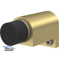 KWS Wandt�rpuffer 2049 gefederter Anschlagpuffer, Alu messingf�rbig eloxiert