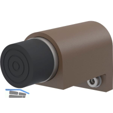 KWS Wandt�rpuffer 2049 gefederter Anschlagpuffer, Alu dunkelbraun eloxiert