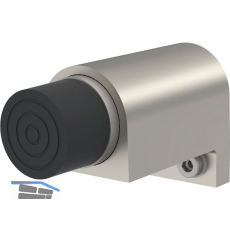 KWS Wandt�rpuffer 2049 gefederter Anschlagpuffer, Aluminium Edelstahl-Effekt