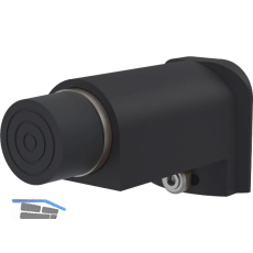KWS Wandt�rpuffer 2051 gefederter Anschlagpuffer, Aluminium schwarz lackiert