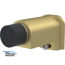 KWS Wandt�rpuffer 2051 gefederter Anschlagpuffer, Alu messingf�rbig eloxiert